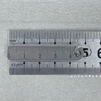 Stainless Steel mini Ruler with Keychain - Measuring Tool for Office and School Supplies 3
