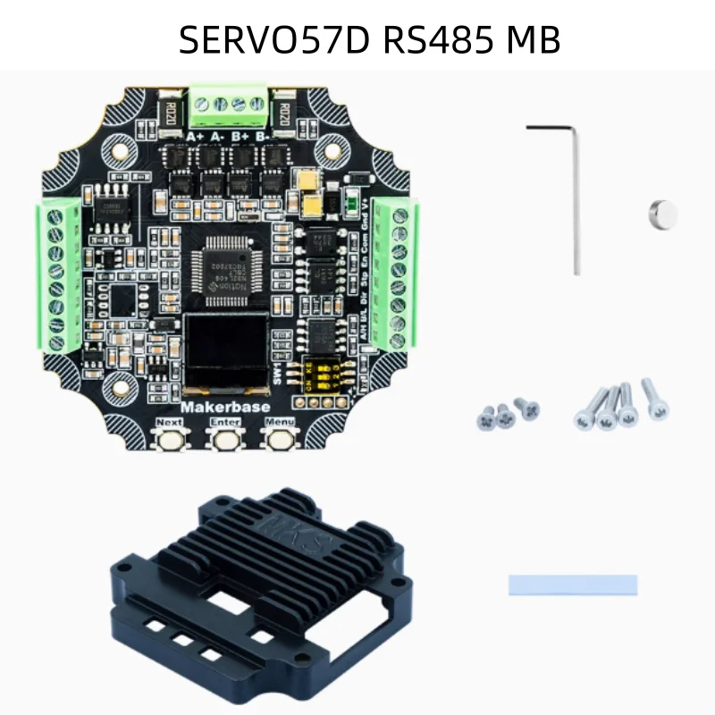 

MKS SERVO57D PCBA NEMA23 шаговый двигатель с замкнутым контуром Драйвер 3D-принтера с ЧПУ для Gen_L FOC тихий и эффективный