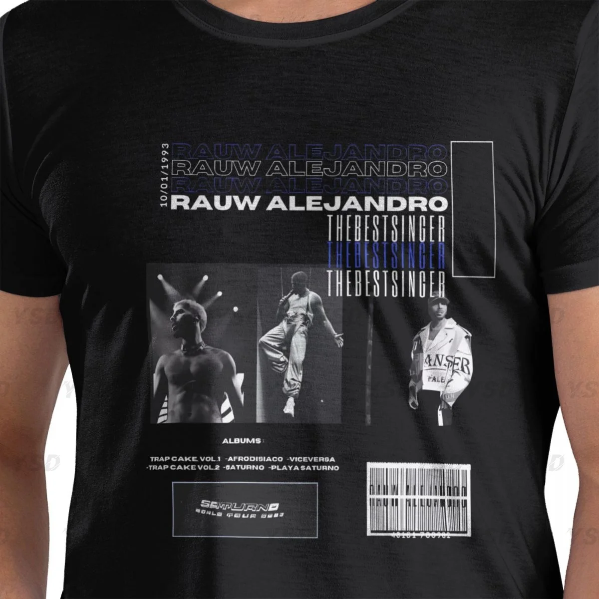 Raw Alejandro Men's tight fitting sports Cotton T-shirt,Quick-Drying,Oversized Tee shirt