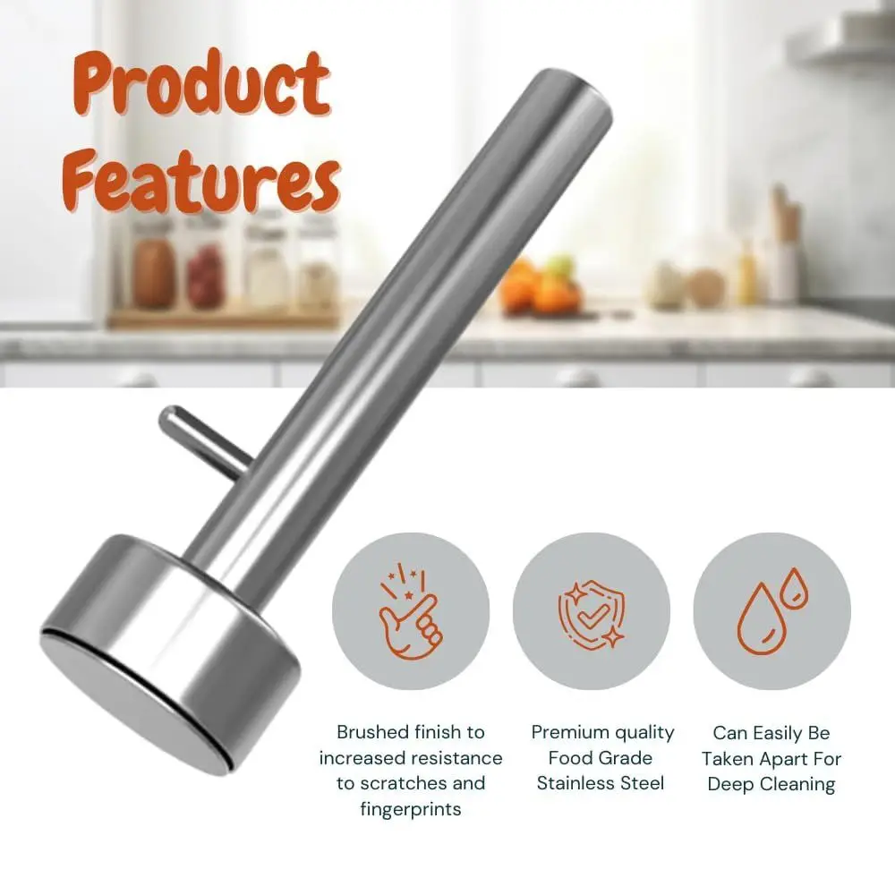 Stainless Steel Falafel Scoop Maker Non-Stick Brushed Finish Falafel Press Dishwasher-Safe Kitchen Tool Kitchen Supplies