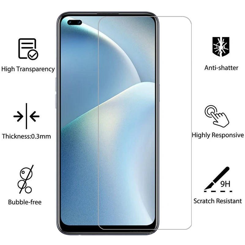حافظة هاتف من الزجاج المقسى لهاتف oppo reno 4 lite على reno4 4 lite reno4 lite غطاء خلفي مضاء 360 opp oppo oppa opporeno 4g 5g