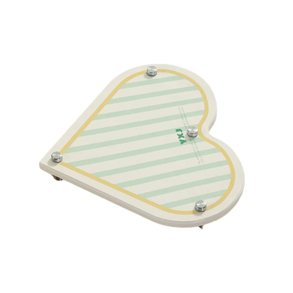 

Heart Pattern Diatom Mud Bathroom Tray Water-absorbent Anti-slip Cosmetic Storage Tray Moisture-proof Quick-Drying
