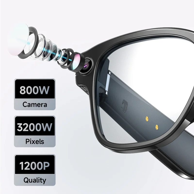 XIAOMI AI Smart Glasses 8 Million Camera Bluetooth Sunglasses Shoot Audio Call Video Music Player Multifunctional Smart Glasses