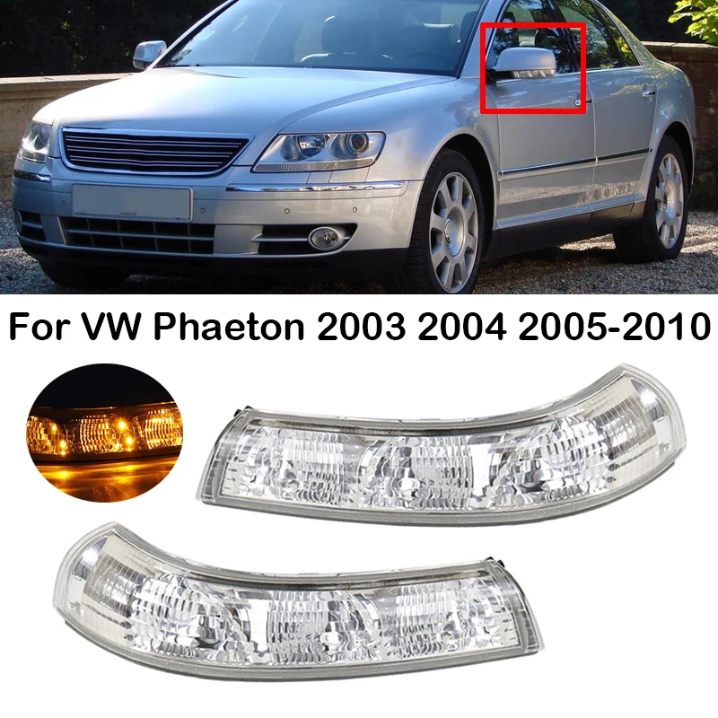 

For VW Phaeton 2003 2004 2005 2006-2010 Car Rearview Mirror Light Turn Signal Lamp Side Mirror Indicator 3D0949101A 3D0949102A