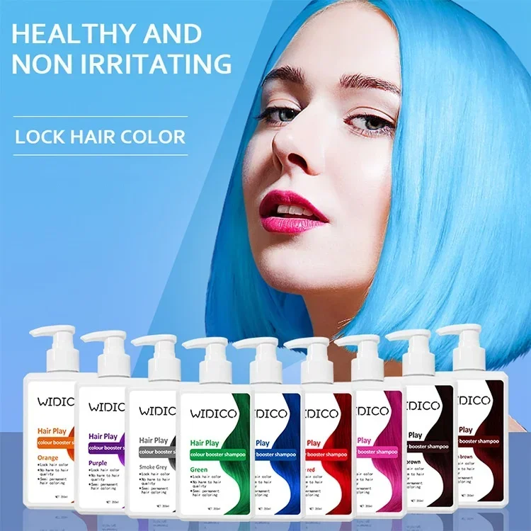 

160ML Fixed Color Shampoo Colour Enhance Hair Dye Protection No Odor Irritation Suitable Sensitive Scalp Hair Care Dye Cabello