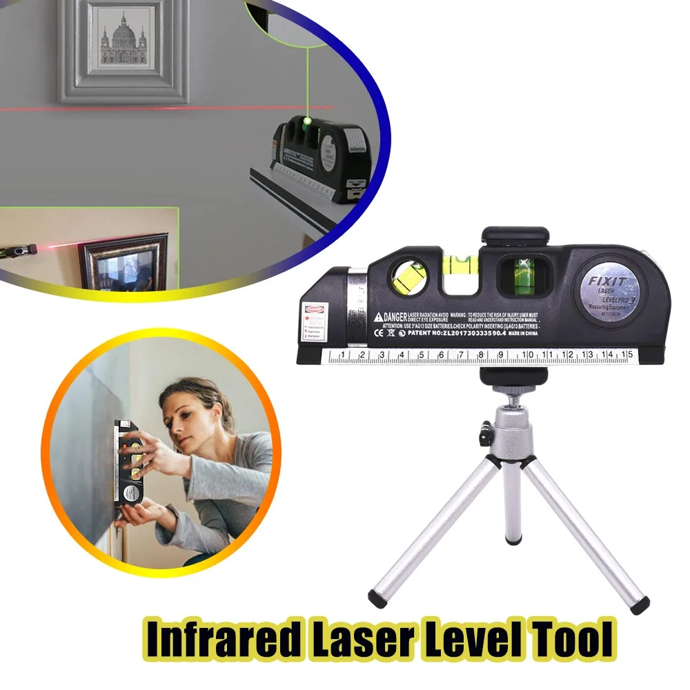 Nível de laser autonivelante com feixe verde, ip54, à prova d'água, alta precisão, linha de laser, alinhamento de azulejos de construção, ferramenta de medição externa