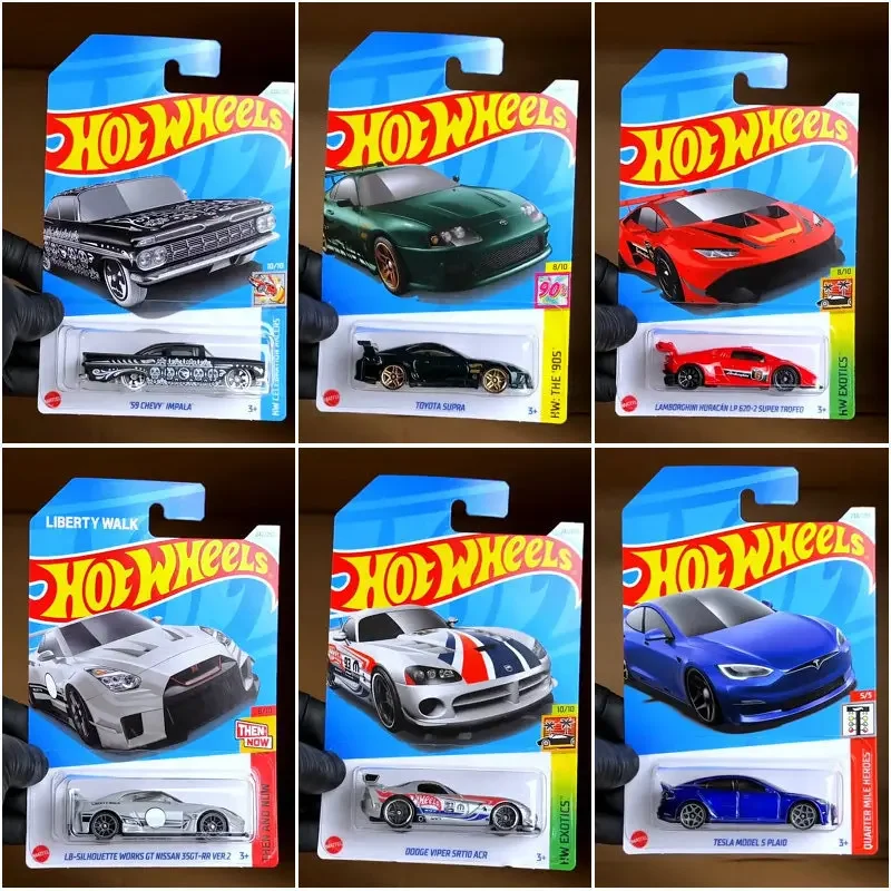 

Hot Wheels Collect Toys Cars for Kids BUGATTI Supercar F1 McLaren Bens Porsche GTR Easy Model Hotwheels Boy Gift Diecast