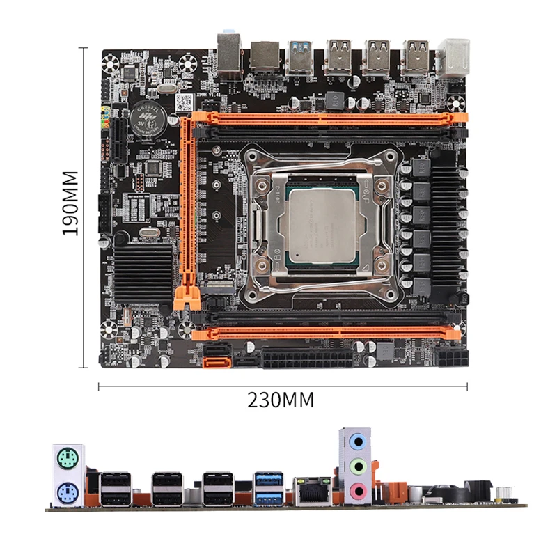 Imagem -03 - Conjunto de Placas-mãe X99 Cpu Combo Kit com Ddr4 Memória Ram 16gb 2x8gb Lga 20113 Xeon e5 2670v3