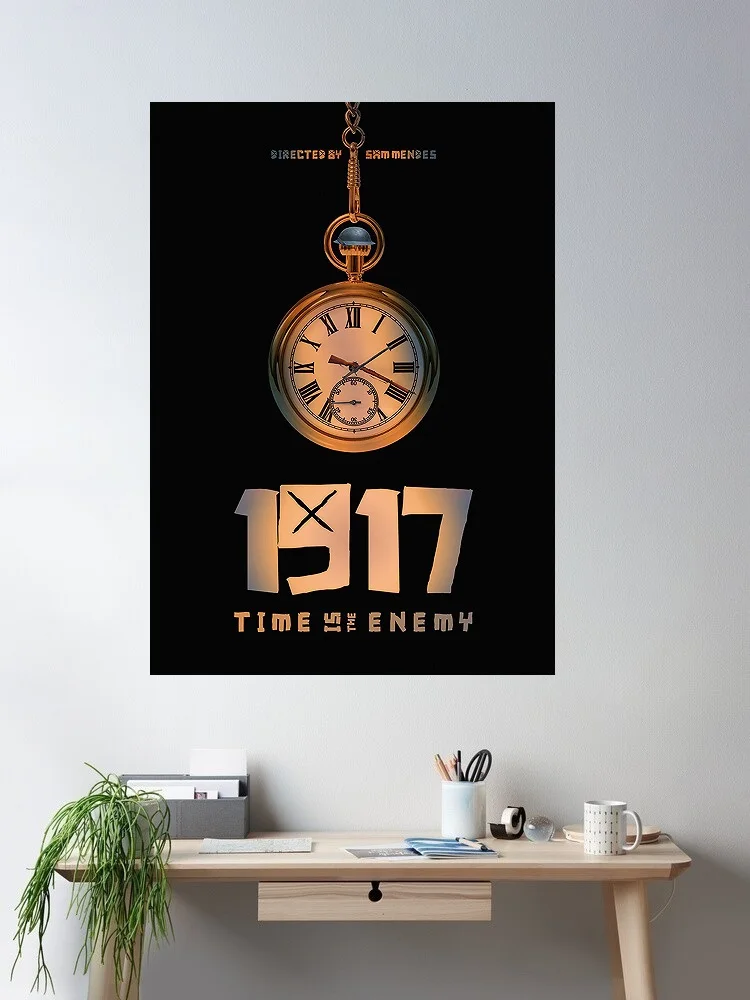 1917 Movie Art Print Canvas Poster, Living Room Decor, Home Wall Picture