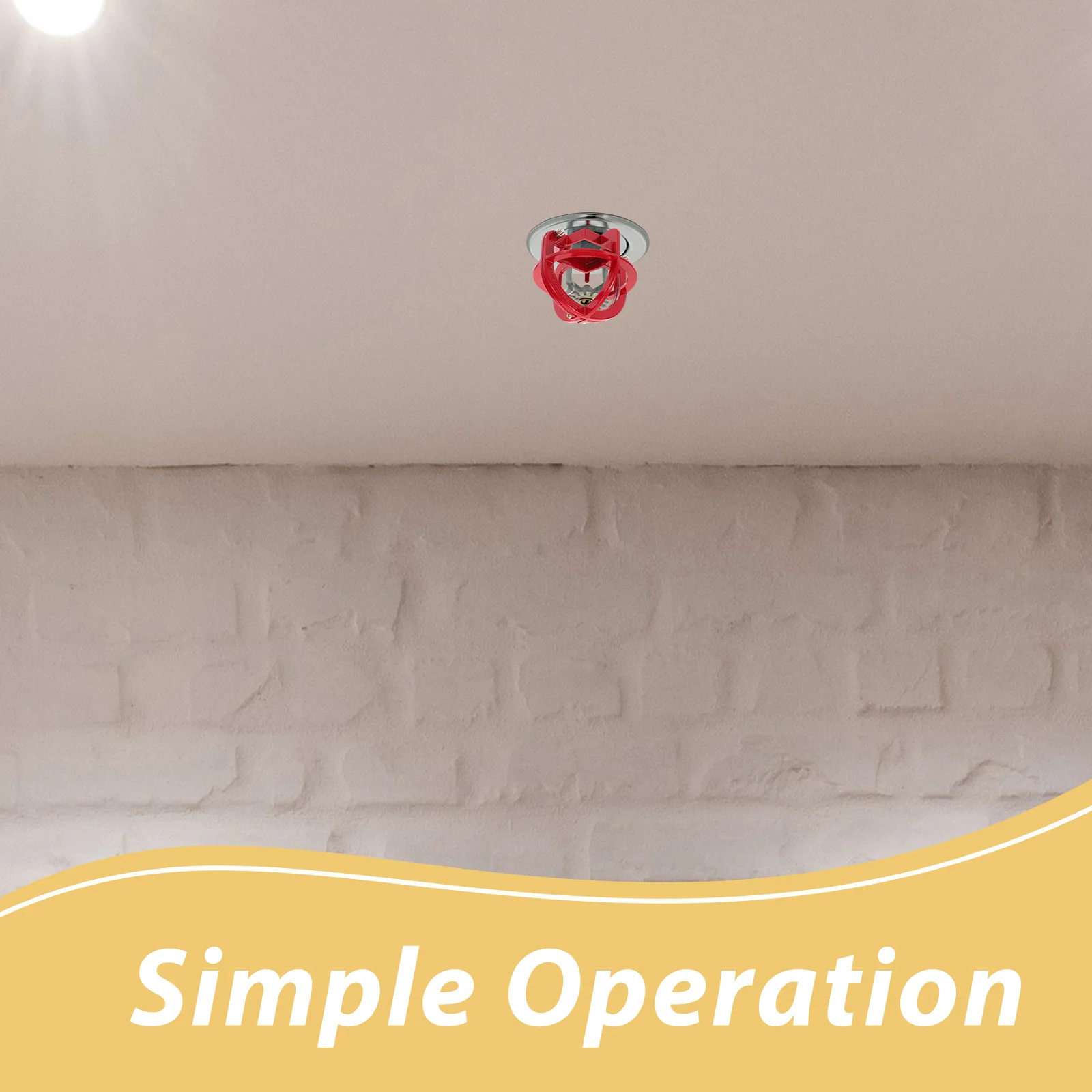 Fire Sprinkler Cover Protective Fire Alarm Cover Durable Sprinkler Head Protection Plate Indoor Safety Shield