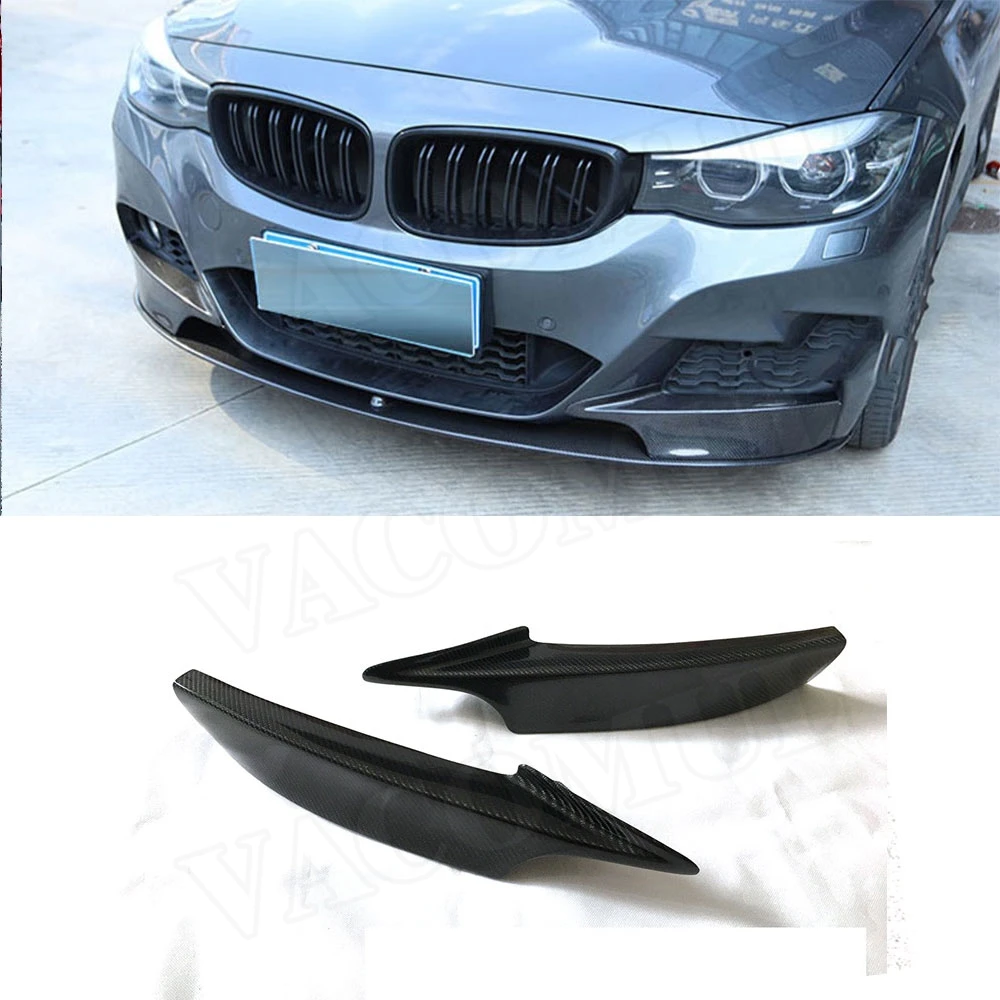 

VACOMUL Carbon Fiber / FRP Front Bumper Lip Splitters Spoiler for BMW 3 Series GT F34 M Sport 2014-2018 Flap Aprons Trim Car