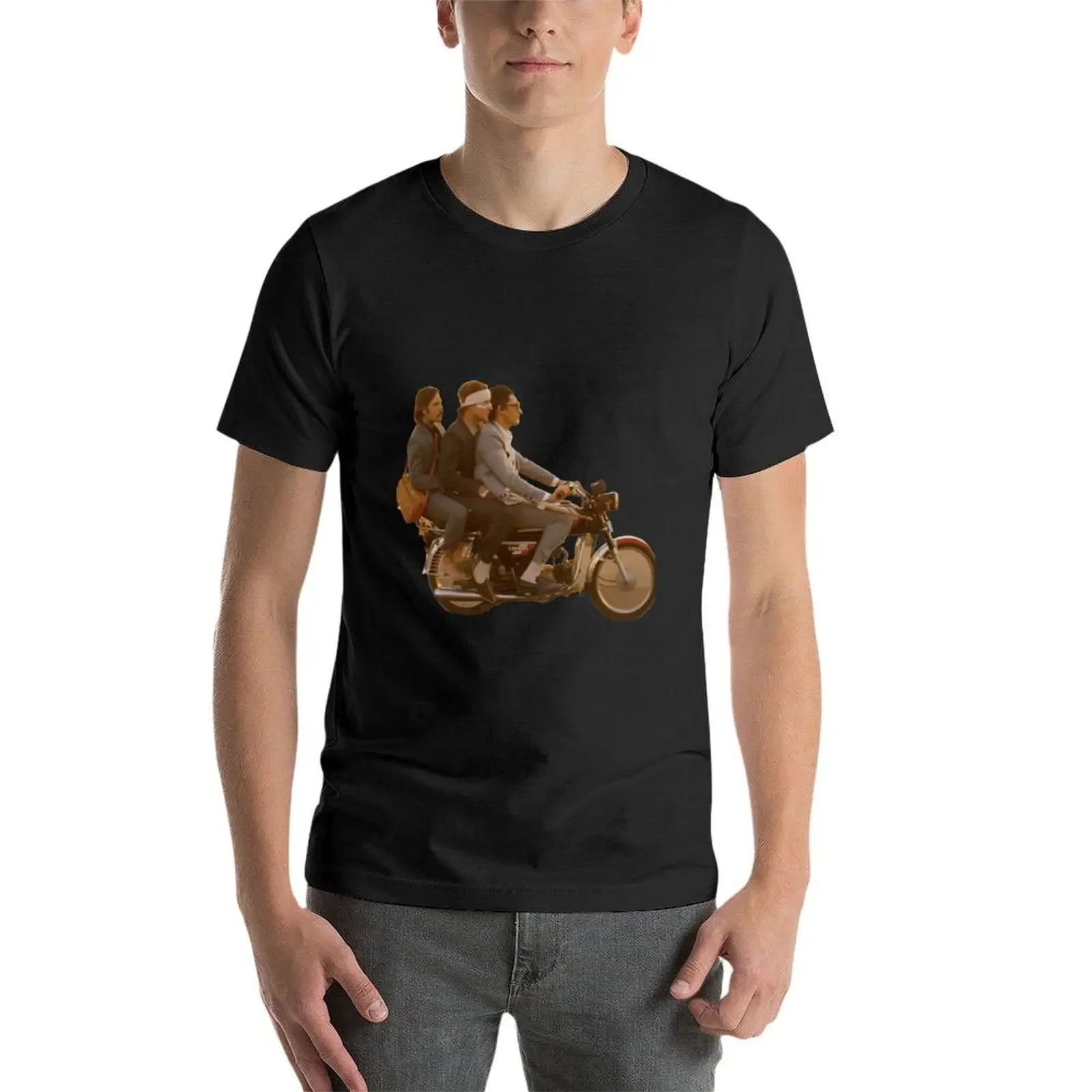 whitman brothers motorcycle T-Shirt anime stuff summer clothes Short sleeve tee oversizeds designer t shirt men image 4