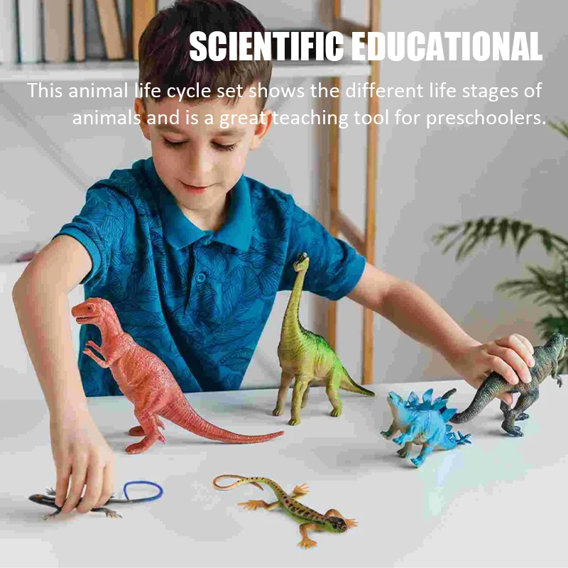 Simulated Lizard Model Groundlizard Blue-tailed Skink Toys Home Scene Decoration Ornaments Kids Education Congnitive Biology