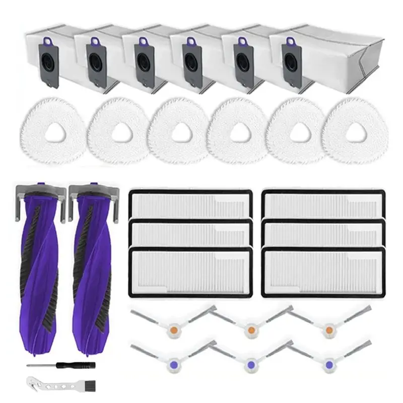 

AB08-Роликовая щетка для робота-пылесоса Narwal Freo X Ultra, подходит для замены деталей подметального аппарата.