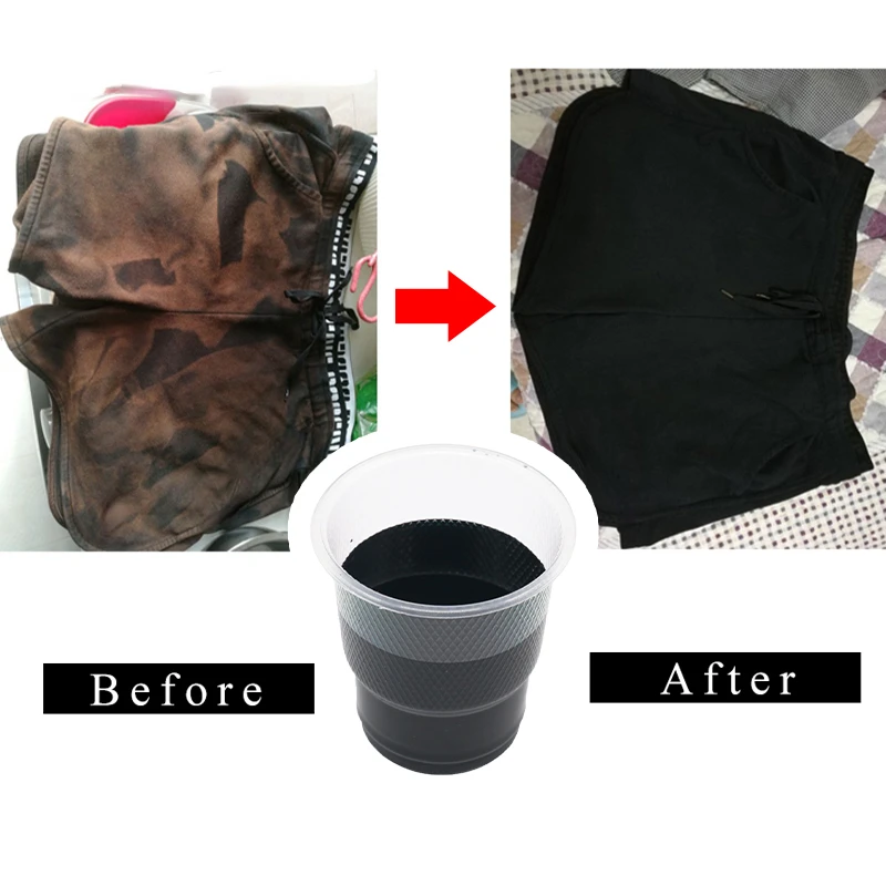 500g Black Color Fabric Dye Pigment Dyestuff Dye for Clothing Textile Dyeing Renovation Forcotton Denim Clothing Paint