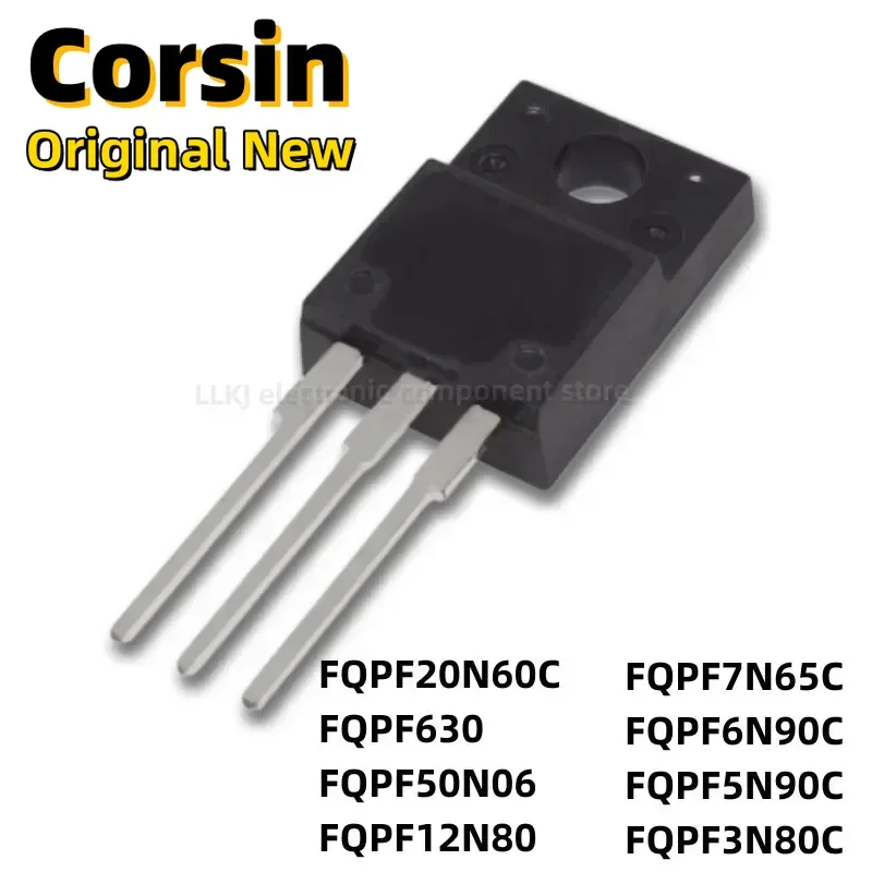 1pcs FQPF20N60C FQPF630 FQPF50N06 FQPF12N80 FQPF7N65C FQPF6N90C FQPF5N90C FQPF3N80C TO-220F MOS FET/