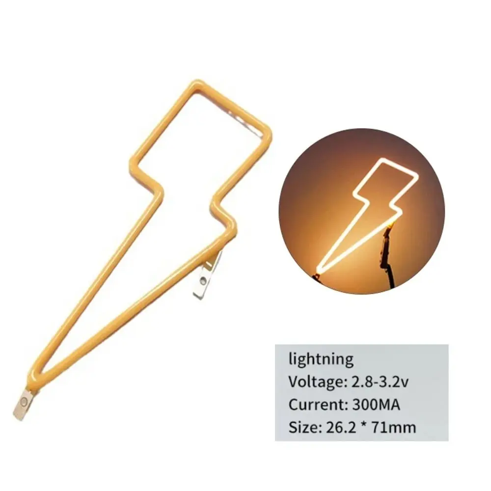 Home Decoration 3V LED Edison Filament Micro Flexible Diode Light Filament Creative Cartoon Bulb Filament Ambient lighting