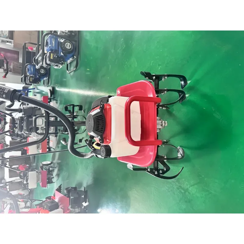 2/4 Stroke 63cc 2.5-3.2L 2-5kW Handheld Portable Garden Mini Rotary Tiller Cultivator 20-25cm Tilling Depth
