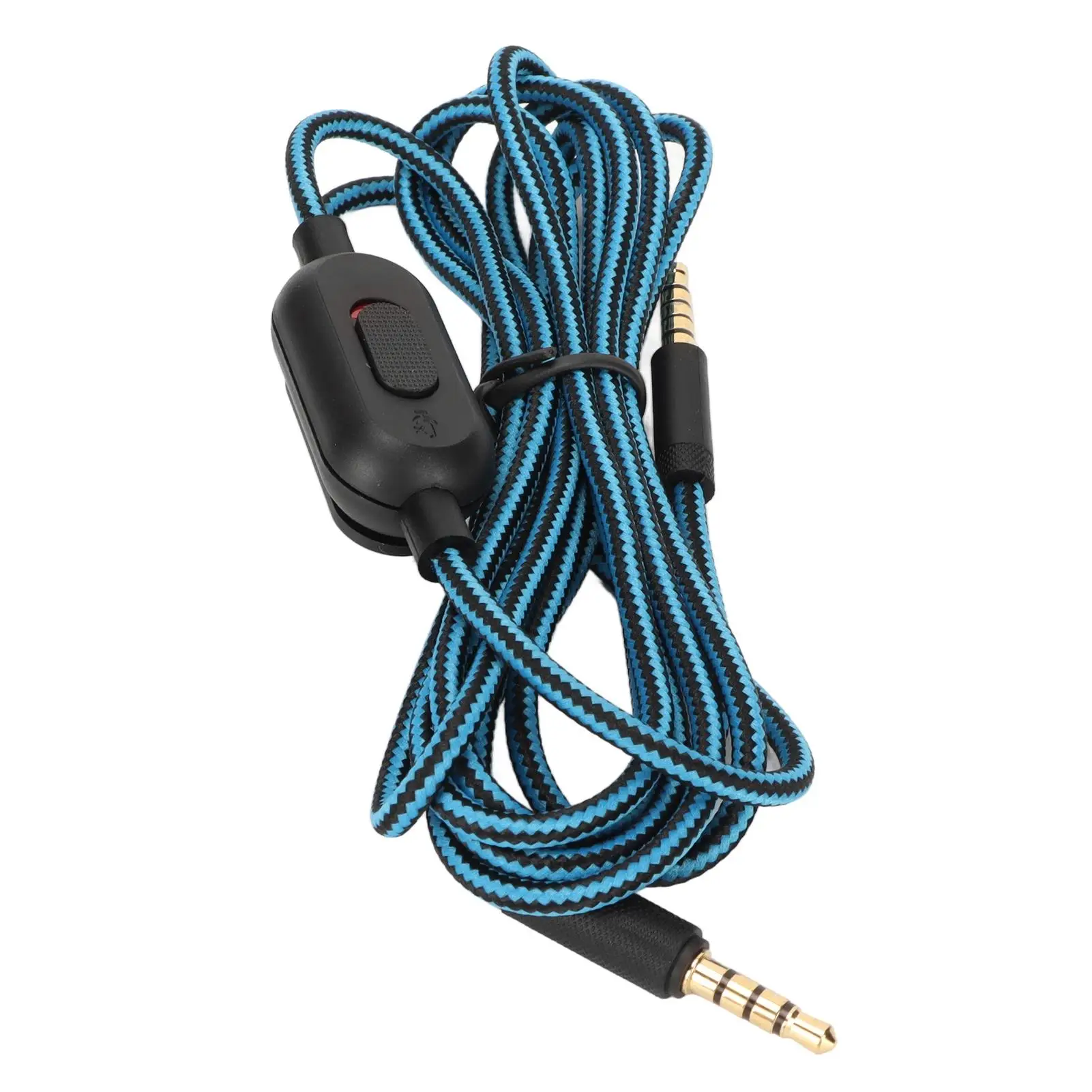 Kabel Earphone anyaman yang ditingkatkan dengan kontrol Volume & saklar bisu untuk g Pro, untuk g Pro X, untuk g 433, untuk g 233