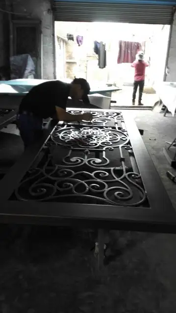 Front Double Door Wrought Iron Gate Steel Design Security Front Doors and Glass Wrought Iron Door 6 Front Double Door Wrought Iron Gate Steel Design Security Front Doors and Glass Wrought Iron Door 6