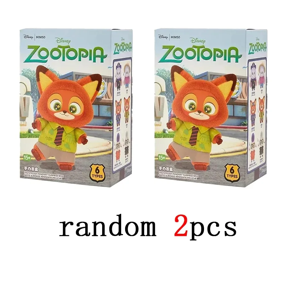 NIEUW 2026 Disney Zootopia Series Blind Box, Judy Nick Vinyl Pluche Cartoon, Karakterhanger Trendy Speelgoeddoos Kerstcadeau. 。 。