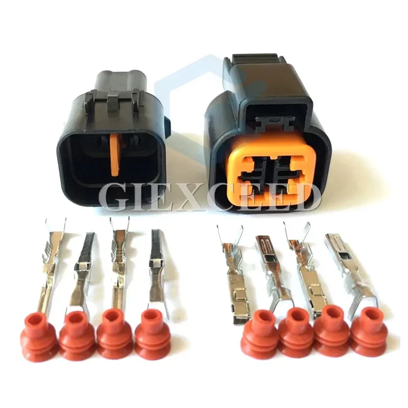 2 Sets 4 Pin AC Assembly PB621-04020 PB625-04027 Auto Connector Electric Socket Automotive Sensor Plug For Hyundai Kia