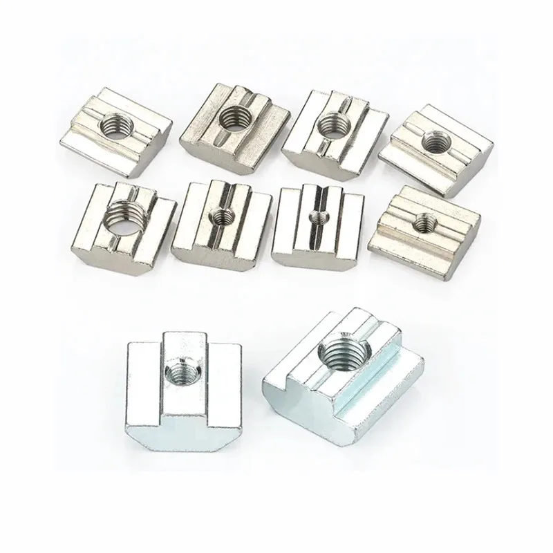 

Special T Shaped Slider Nut For 20 30 40 45 Type Aluminum Profile M3 M4 M5 M6 M8 Sizes
