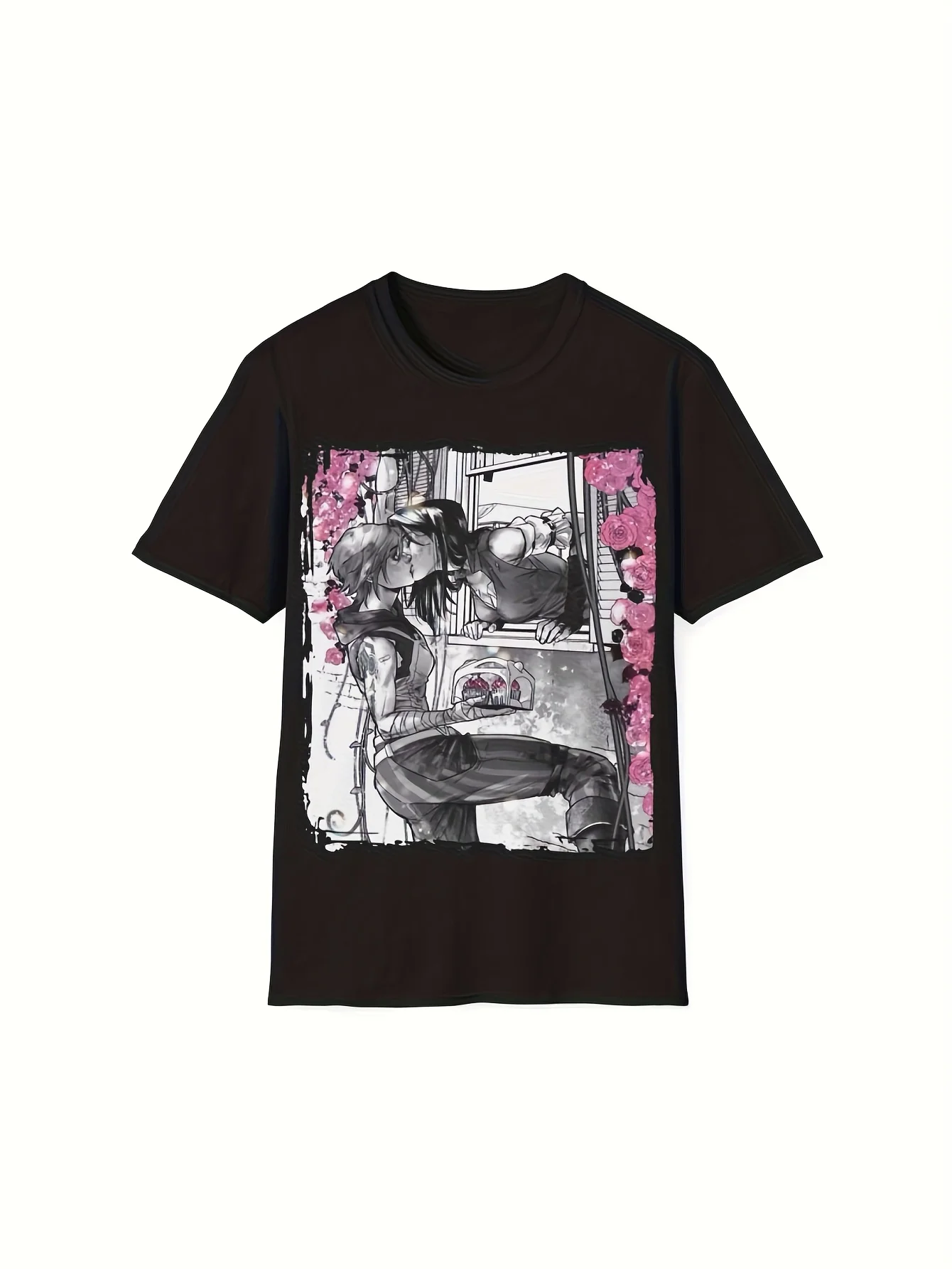 Игровая рубашка в стиле Arcane — с рисунком Caitlyn & Vi, мягкий хлопок, с коротким рукавом, круглым вырезом — идеально подходит для повседневной носки, Игровая рубашка в стиле Arcane — с рисунком Caitlyn & Vi, мягкий хлопок, с коротким рукавом, круглым вырезом — идеально подходит для повседневной носки,