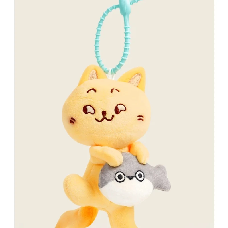 

Potdemiel Stuffed Plush Charm Original Dida Kitten Shaped Cute Doll Toy Backpack Charm Keychain Versatile Creative Birthday Gift
