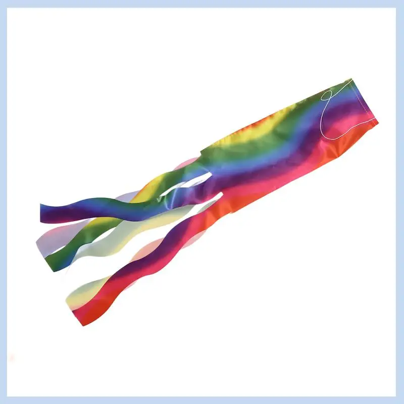 

MLGB-Rainbow Windsock Wind Streamer Flag Garden Camping Decoration Flag 70CM