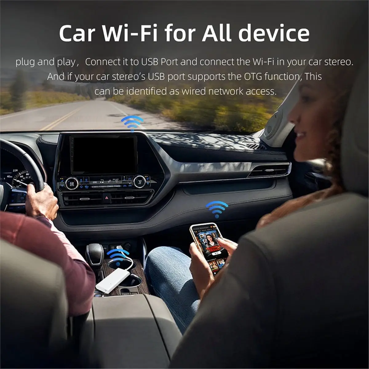 Modem USB 4G OKgood, Roteador WiFi Portátil LTE SIM, CAT 4 150Mbps para Casa, MIFI para Hotspots em Carros
