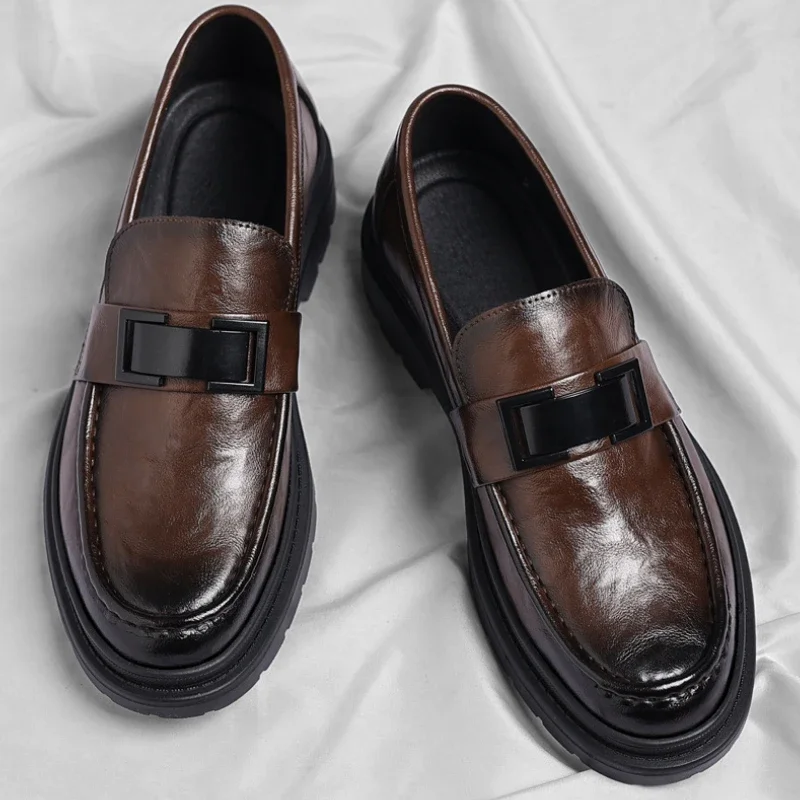 Miesten nahkaiset loaferit kevääseen ja syksyyn - alternate angle