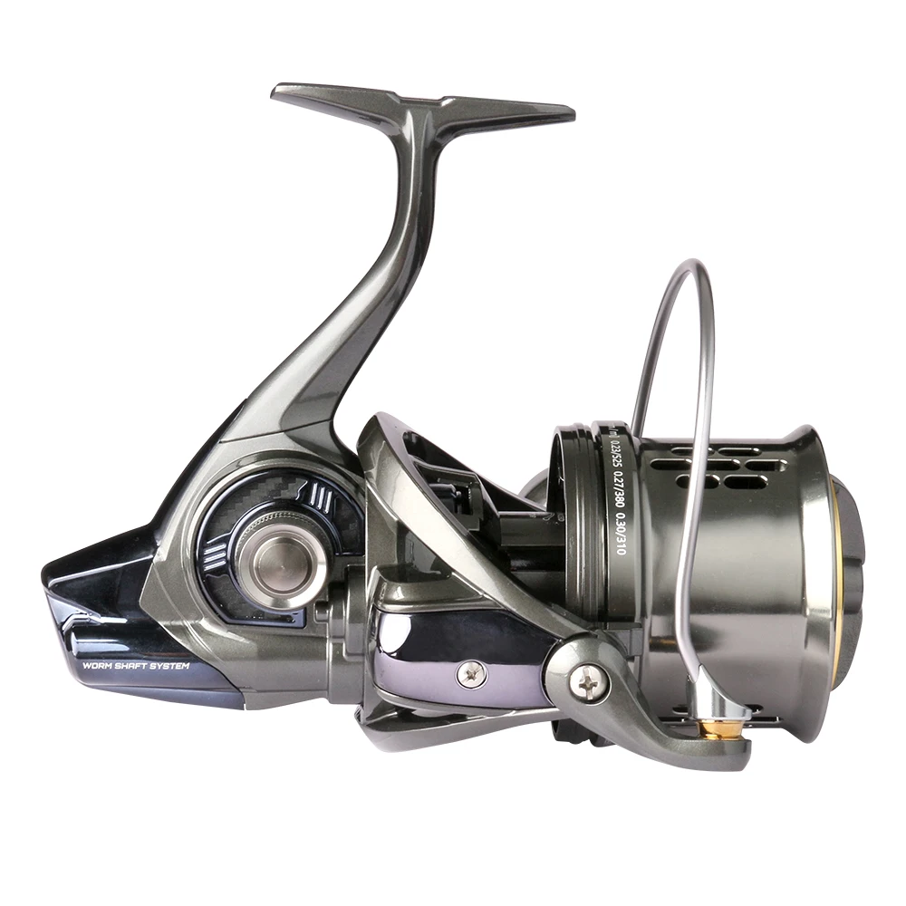 DEUKIO Long Shot Jigging Spinning Reel 8000 10000 12000 Series 8+1BB Surf Fishing Reels 44LB Max Drag Saltwater Big Reel