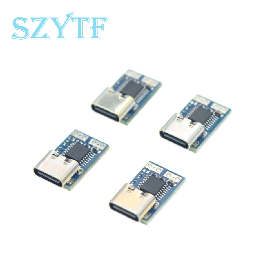 1PCS PDC004-PD PD decoy module Ip2721 PD23.0 to DC DC trigger extension cable PLR QC4 charger 9V 12V 15V 20V TYPE-C