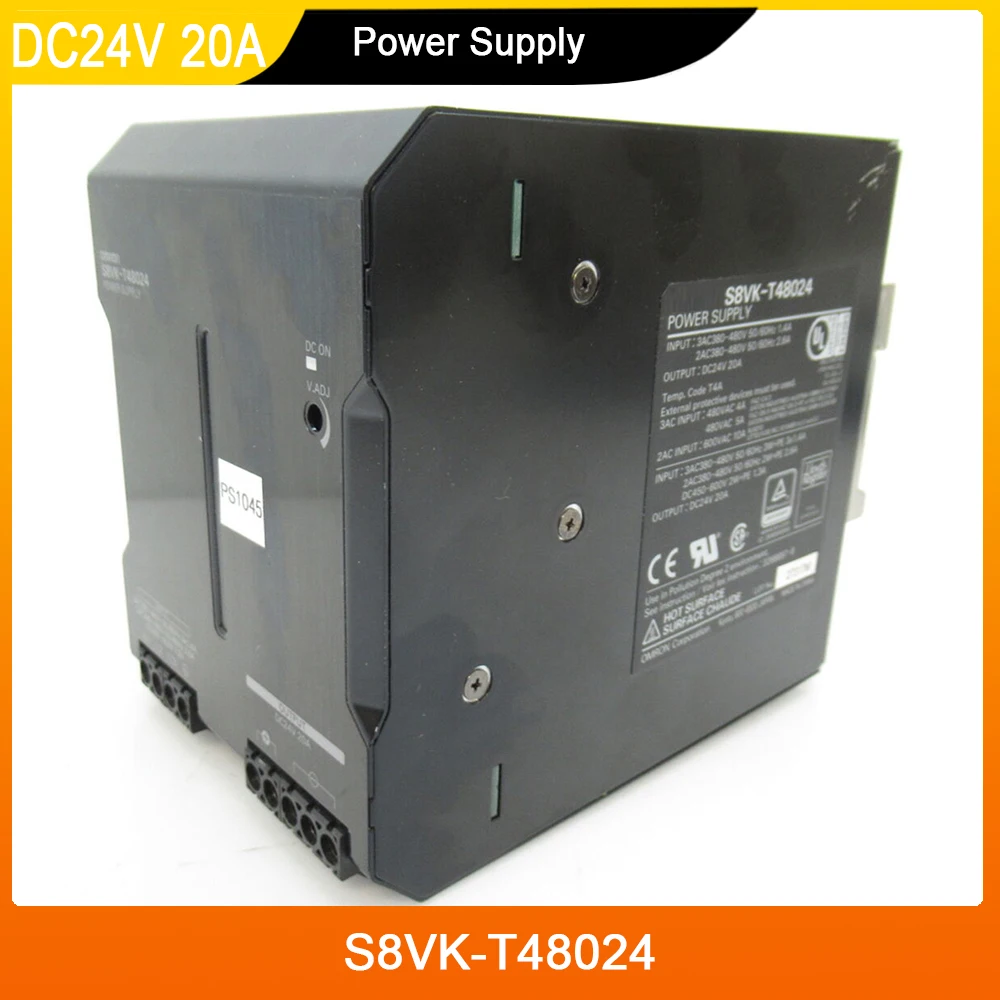 New S8VK-T48024 Rail Type Switching Power Supply DC24V 20A OUTPUT High Quality Fast Ship