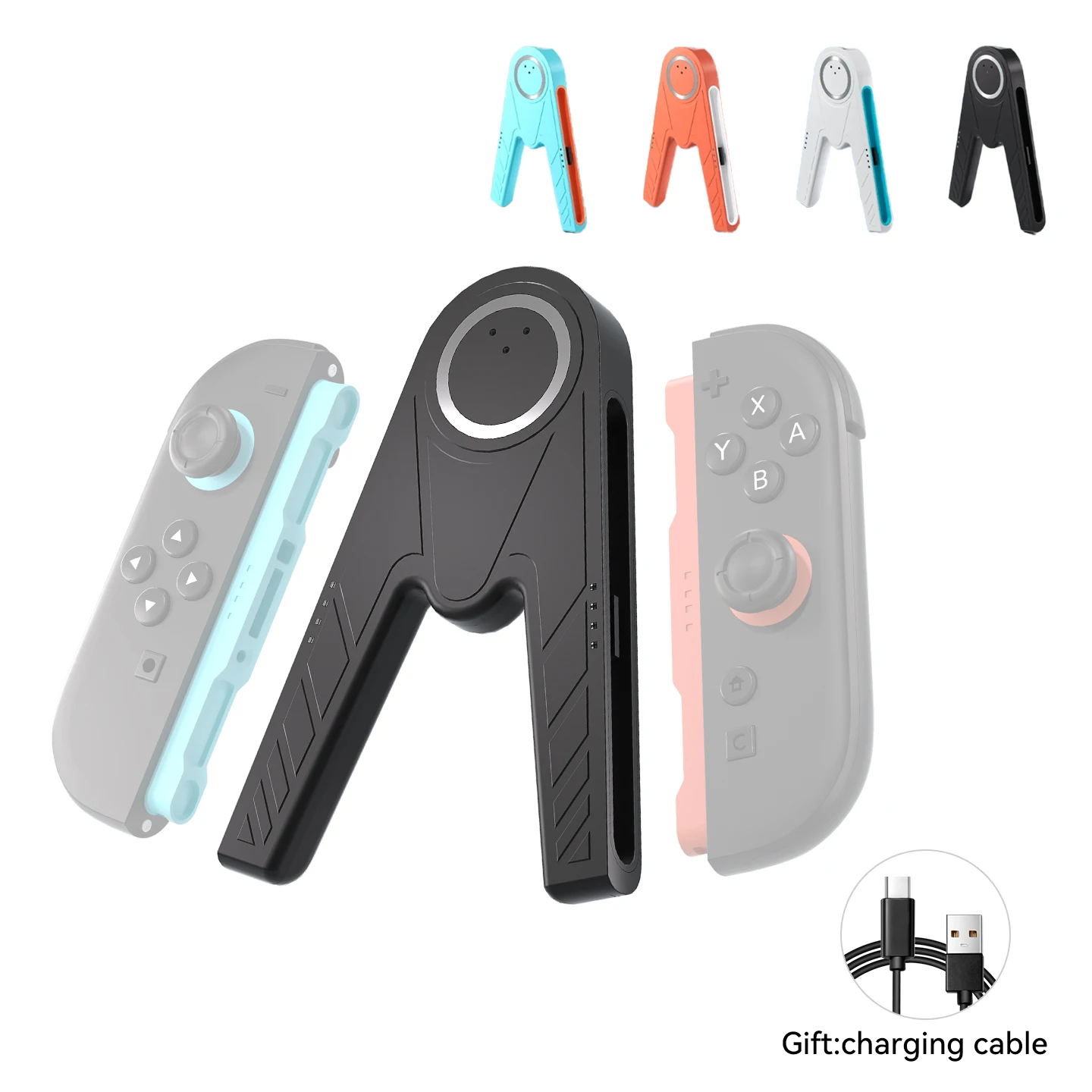 

Magnetic Switch 2 Charging Grip Plug and Play Portable Joy-Con2 Controller Charger for Switch 2 Joy-Con 2 Gaming Accessories