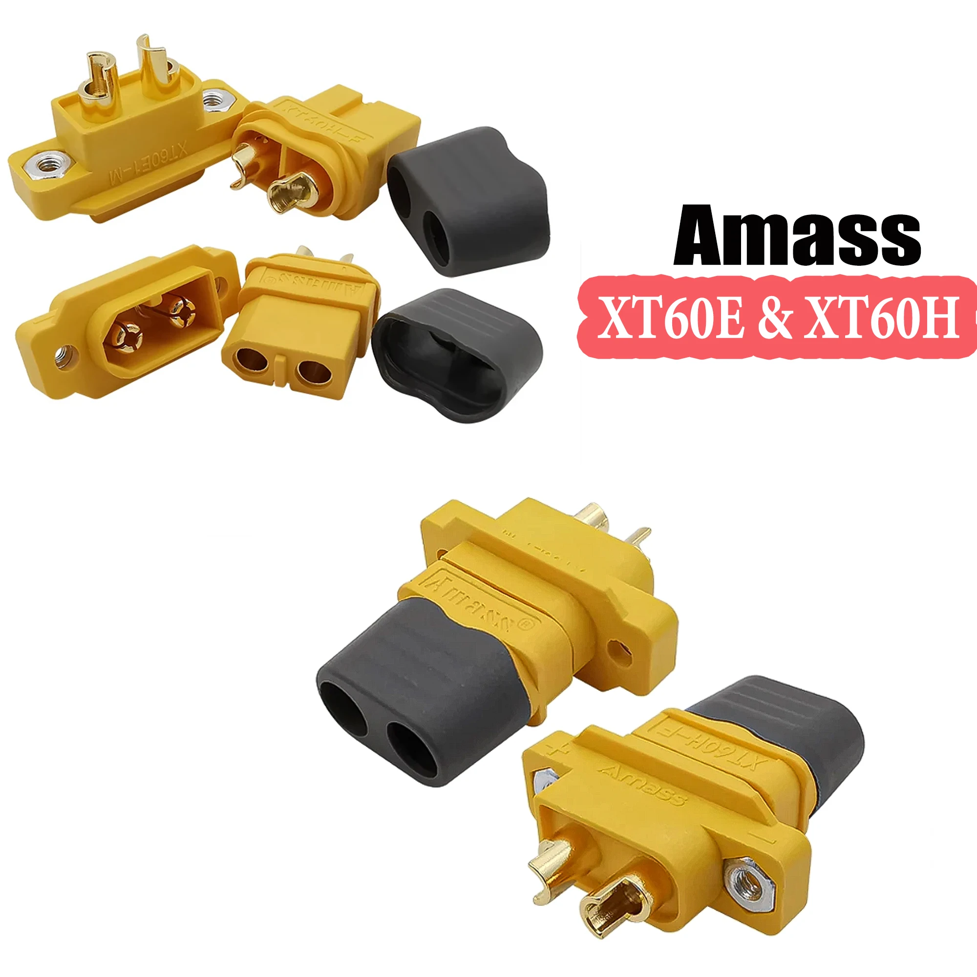 conector-amass-xt60e-amarelo-femea-macho-xt60h-tipo-bala-com-fio-para-bateria-lipo-rc-fpv-quadricopteros-rc-aeromodelos-e-projetos-diy