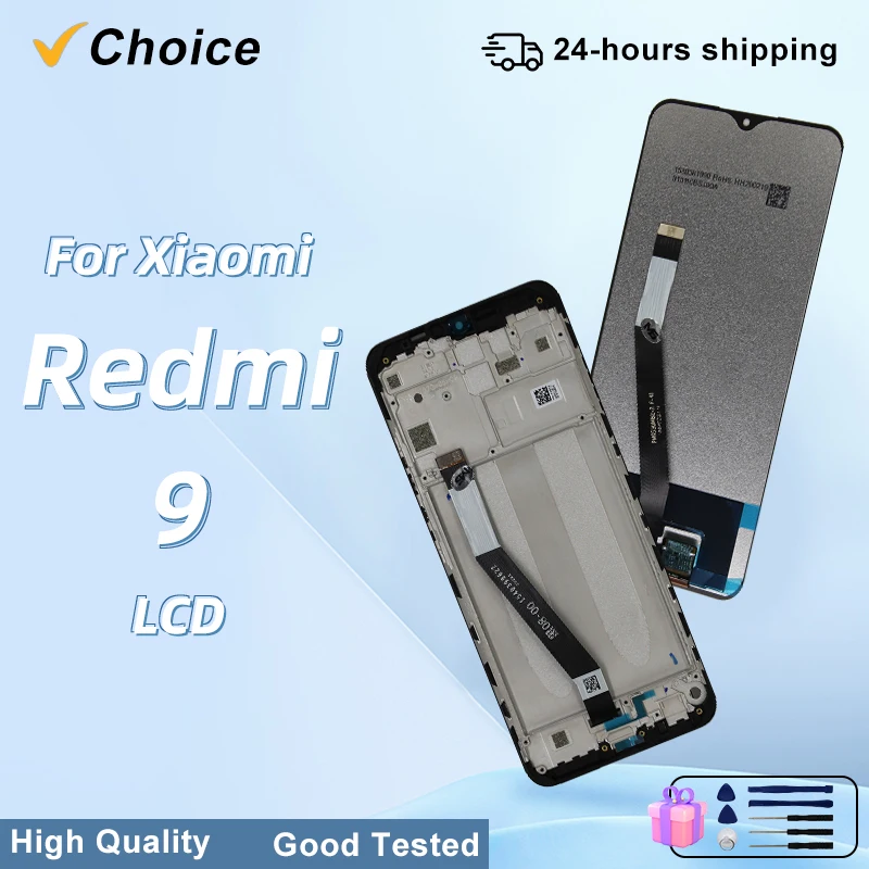 

Pop 6.53" IPS LCD For Xiaomi Redmi 9 LCD Display Touch Screen Digitizer For Redmi 9 Display M2004J19G LCD Display Replacement Pa