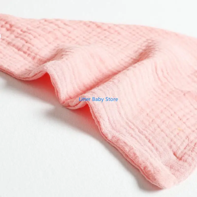 N80C детское полотенце со слюной, 2 слоя марли, реквизит для фотографий в богемном стиле для девочек, винтажные нагрудники для и