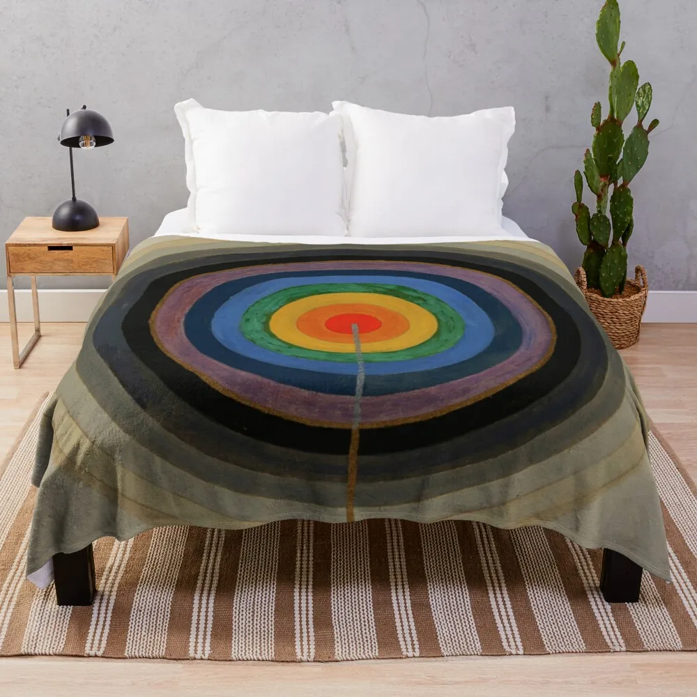 

Hilma af klint - group IV Throw Blanket Sofas Winter beds Soft Plush Plaid Blankets