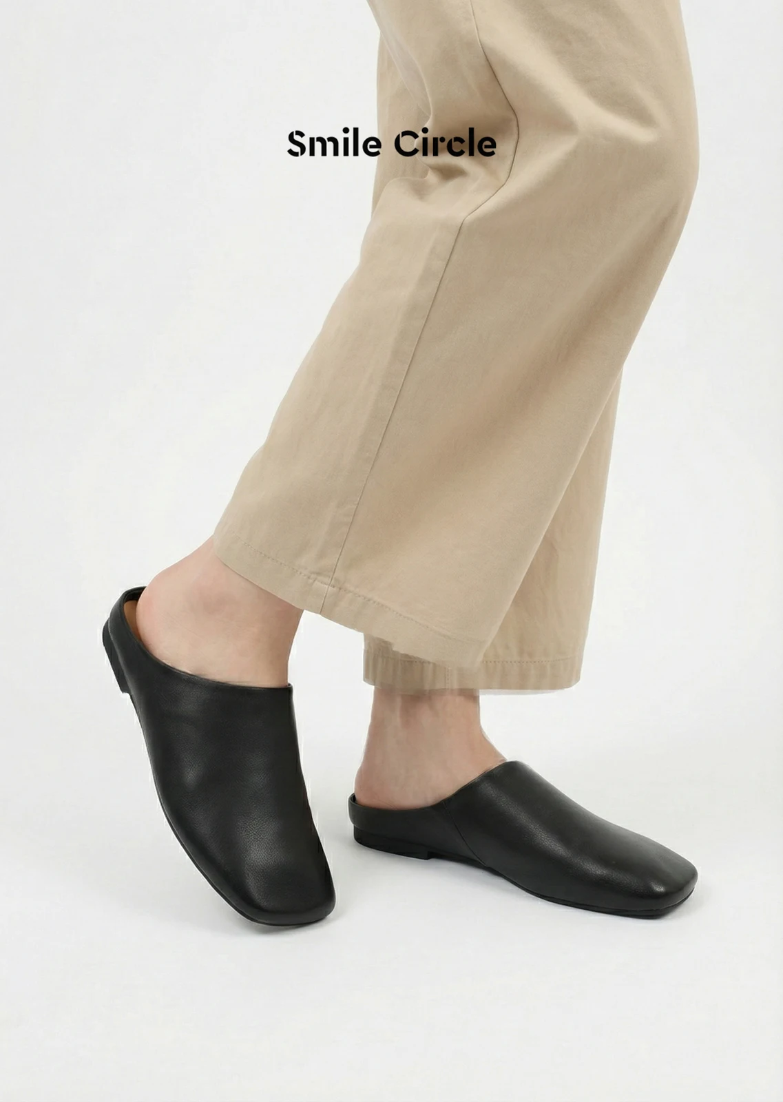 صنادل نسائية من الجلد الطبيعي  - مراجعة Slip On Mule Flat وسعره