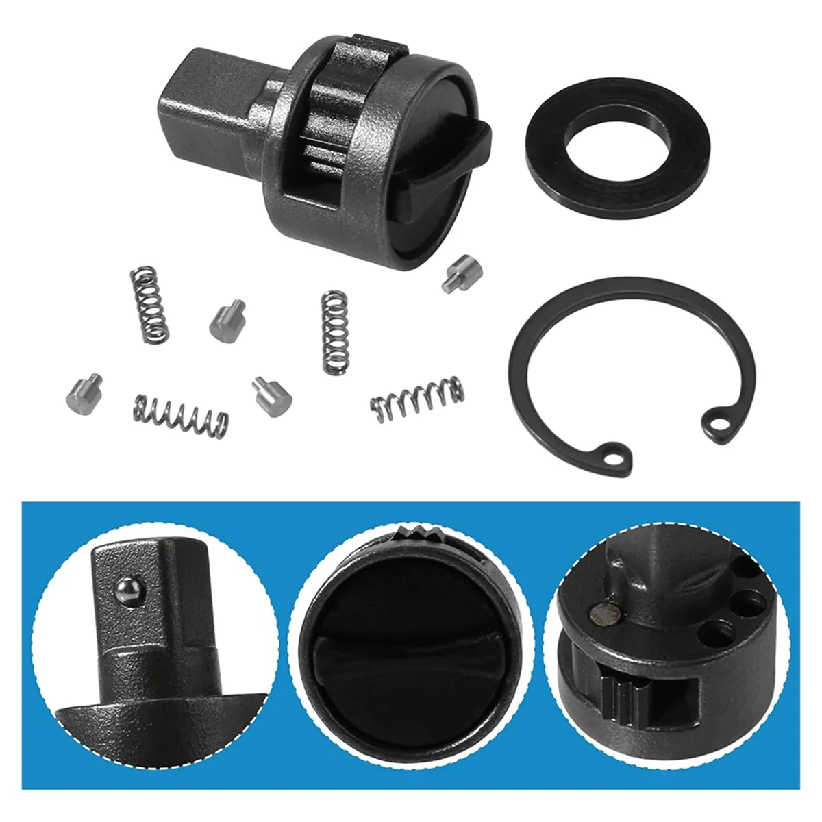 交換用ラチェットヘッドアンビル修理キット,3/8 ", 42-06-1030,ミルウォーキー用2457-20,2457-21 m12