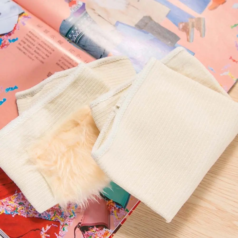 

1 пара теплых наколенников из утолщенной искусственной шерсти для облегчения боли при артрите, защиты коленей зимой, для йоги и велоспорта