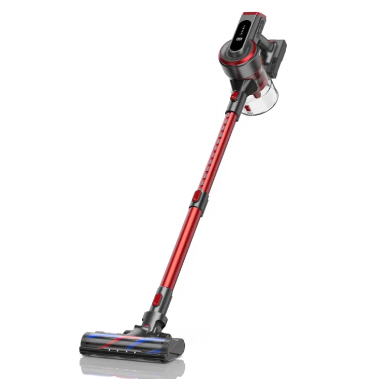 LED 조명이 포함된 무선 진공 청소기, 4 in 1 소형 스틱 진공 청소기 60분 실행 시간