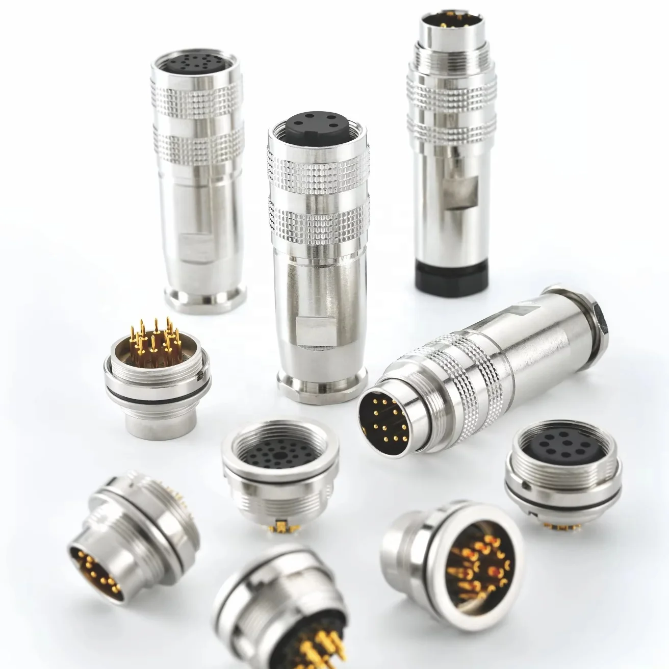 M16 5pin Field Wireable Connector Female  Screw Termination, PG9