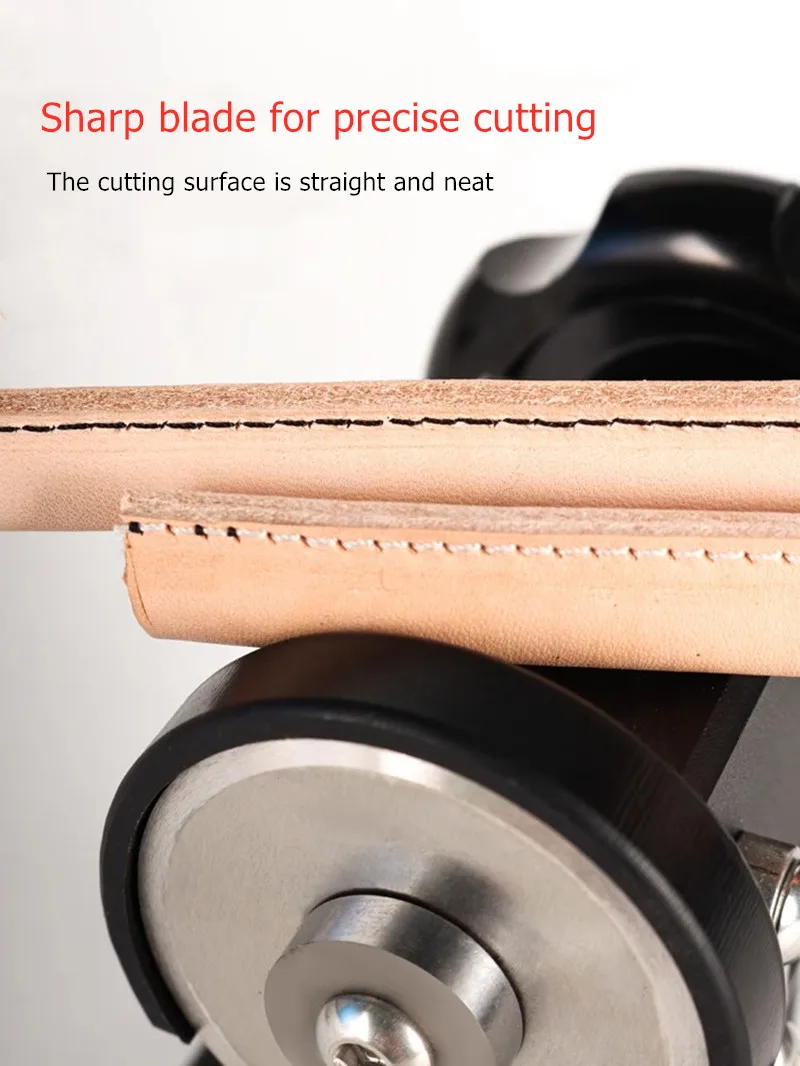 Upgraded Handmade Leather Handbag Strap Cutting Machine DIY Leather Divider Trimming Machine With Maximum Thickness Of 4MM