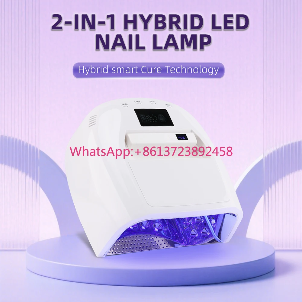 

New Product Portable 128W Cordless 2-in-1 Nail Lamp Mini Flash Cure UV Led Dryer Uv Light for Nails Dryer for Gel Rechargeable