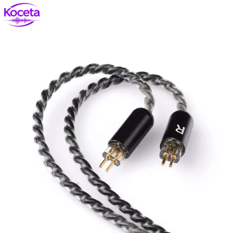 

Кабель Koceta с серебряным покрытием OCC для наушников IEM, 0,78 мм, 2-контактный, QDC MMCX, 3,5 мм, 4,4 мм, сбалансированный, для n5005, IE200, IE300, IE900