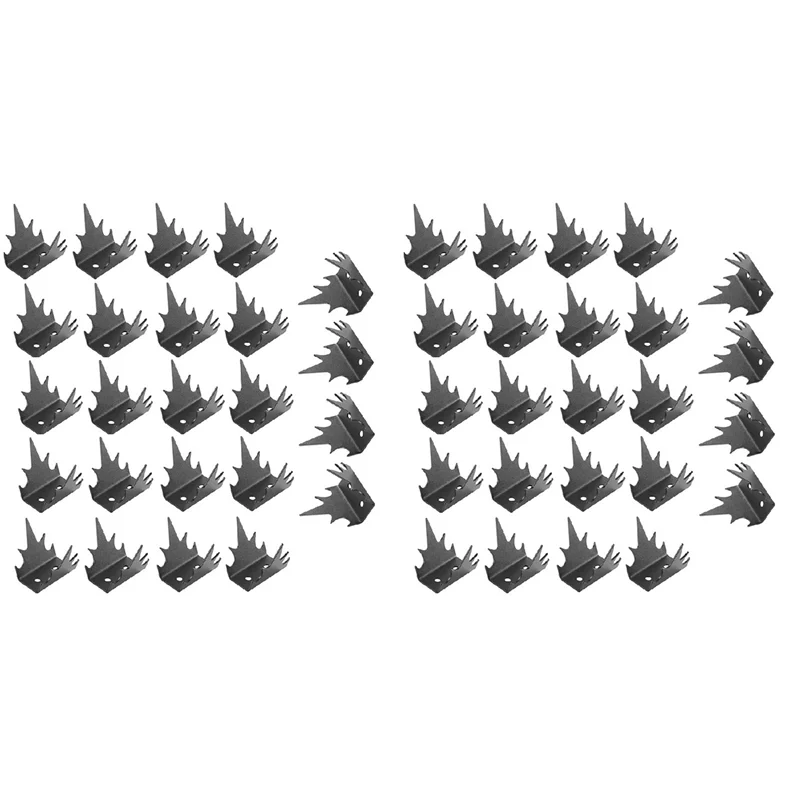 

ABZS 48X Fence Wall Spikes Security Fence Spikes Anti-Intrusion Fence Wall Spikes Anti-Climb Fence Deterrent Device