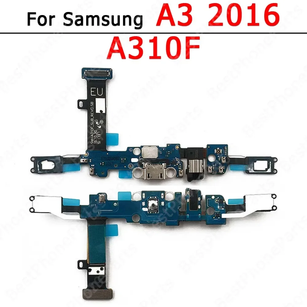 Charging Port For Samsung Galaxy A3 A5 2016 A7 2018 A8 A9 Pro 2019 Charge Board Usb Connector Plate Replacement Parts